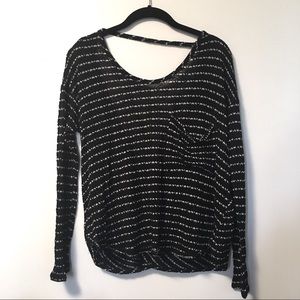 Free People open back sweater